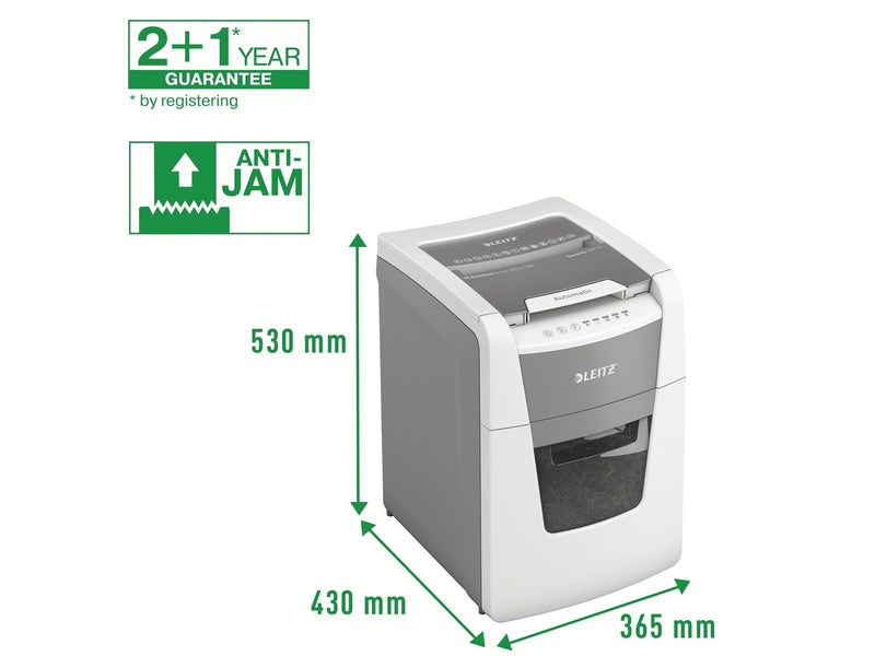 Leitz IQ Autofeed Small Office 100 Automatischer Aktenvernichter Partikelschnitt, P4