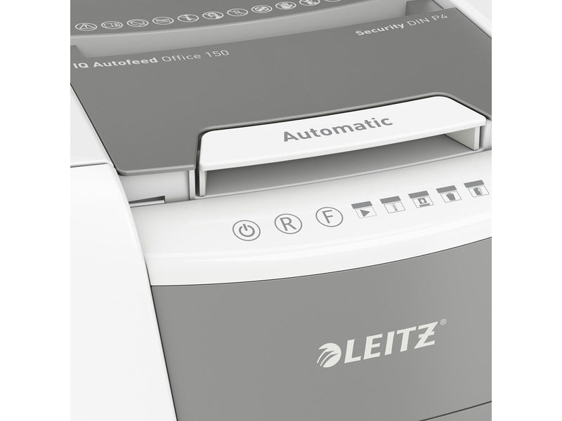 Leitz IQ Autofeed Office 150 Automatischer Aktenvernichter Partikelschnitt, P4