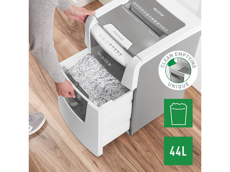 Leitz IQ Autofeed Office 150 Automatischer Aktenvernichter Partikelschnitt, P4