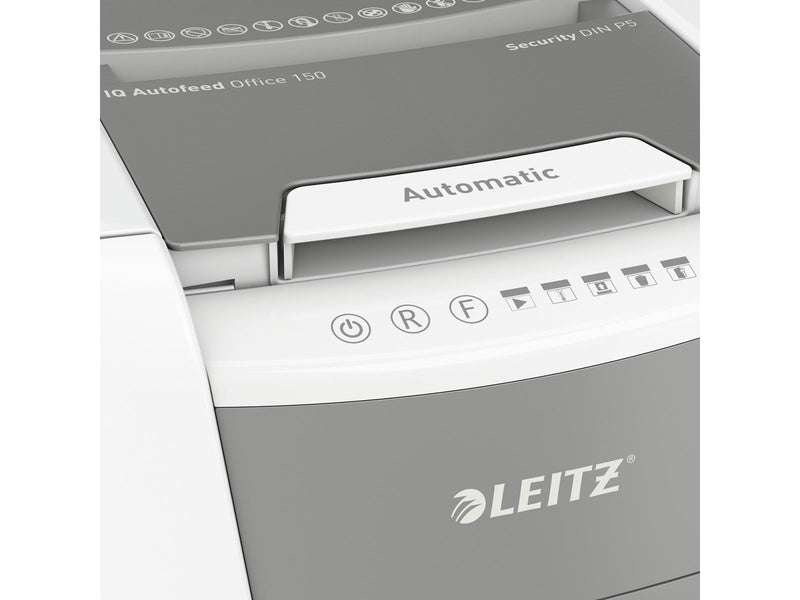Leitz IQ Autofeed Office 150 Automatischer Aktenvernichter Mikroschnitt, P5