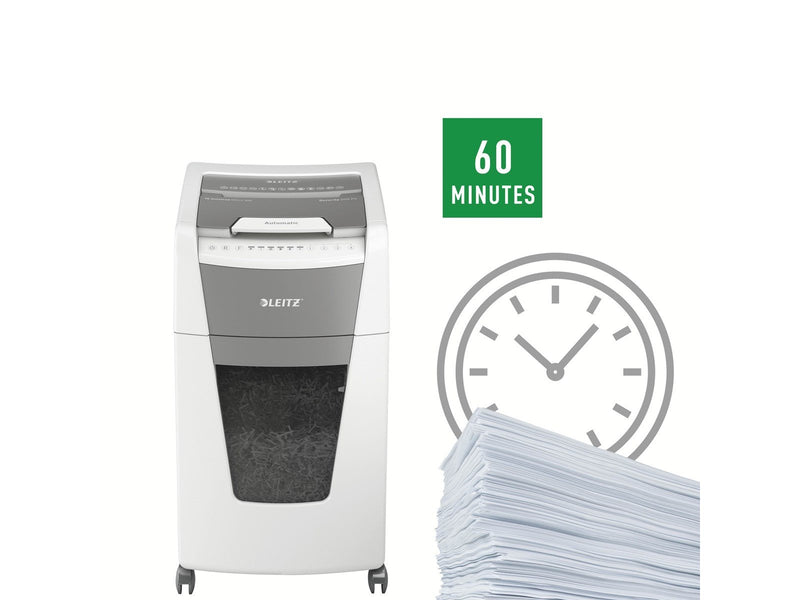 Leitz IQ Autofeed Office 300 Automatischer Aktenvernichter Partikelschnitt, P4