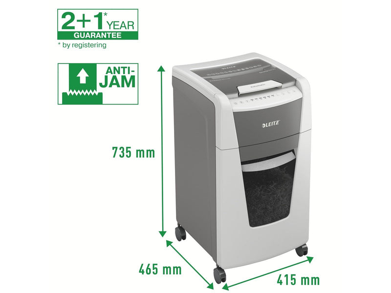Leitz IQ Autofeed Office 300 Automatischer Aktenvernichter Mikroschnitt, P5