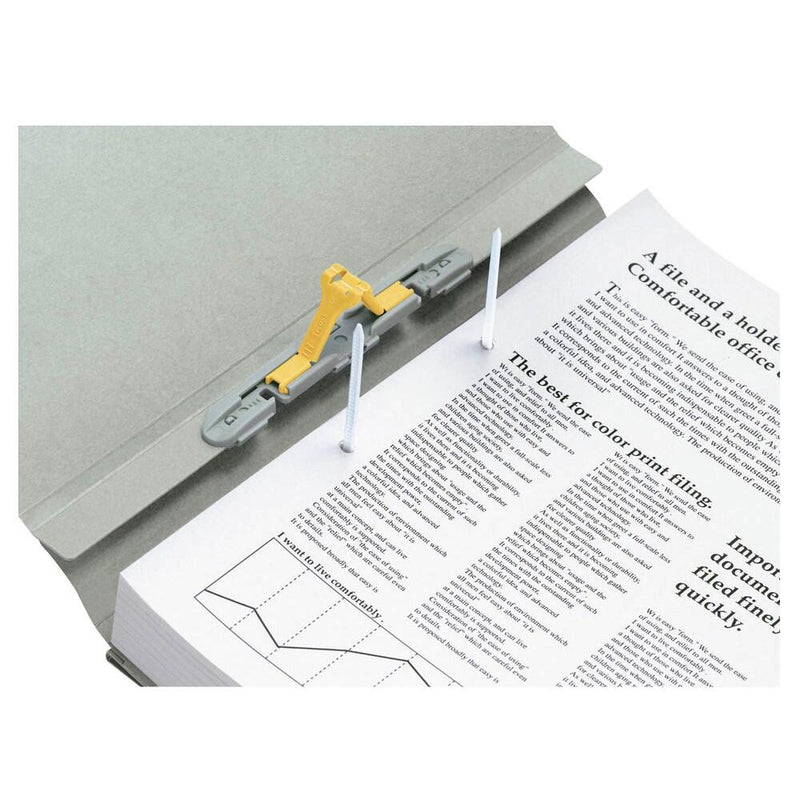 PLUS JAPAN Zero Max Ordner Karton 1-10 cm DIN A4 - grau
