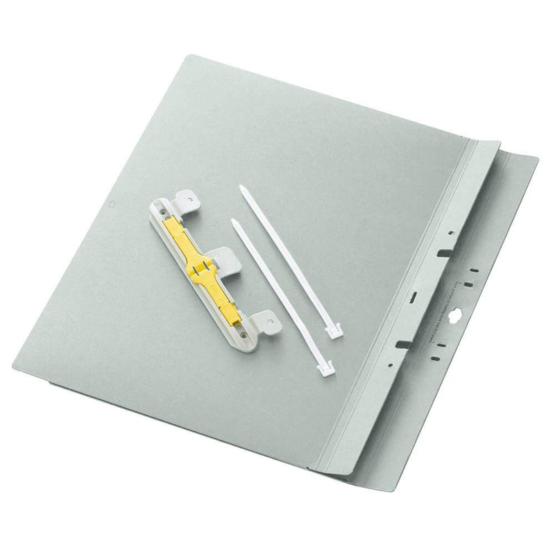 PLUS JAPAN Zero Max Ordner Karton 1-10 cm DIN A4 - grau