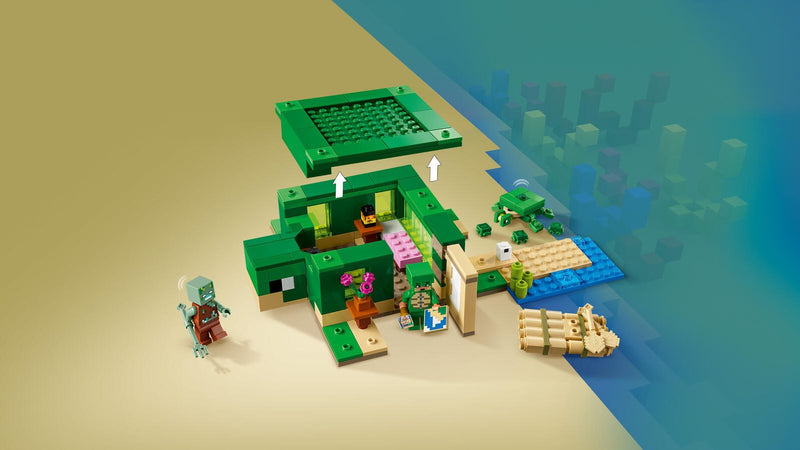 LEGO® Minecraft™ 21254 Das Schildkrötenstrandhaus
