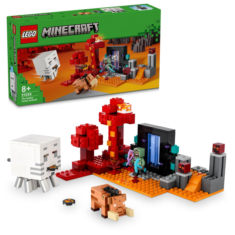 LEGO® Minecraft™ 21255 Hinterhalt am Netherportal