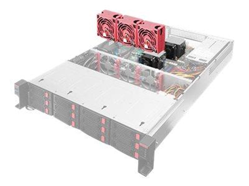 SilverStone RM22-312 - Gehäuse - Server (Rack) - Silber