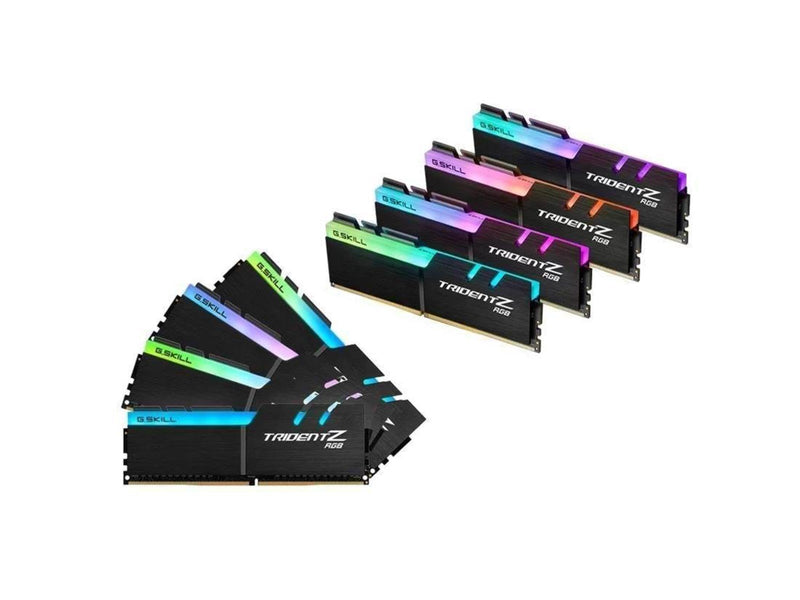 G.Skill Trident Z RGB DDR4-2666 - 256GB - CL19 - Octa Channel (8 pcs) - Intel XMP - Schwarz mit RGB