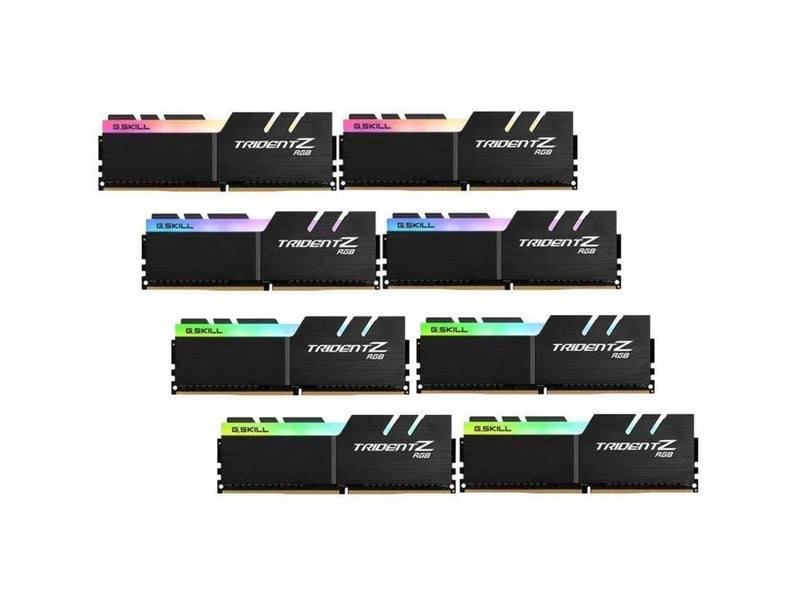 G.Skill Trident Z RGB DDR4-2666 - 256GB - CL19 - Octa Channel (8 pcs) - Intel XMP - Schwarz mit RGB