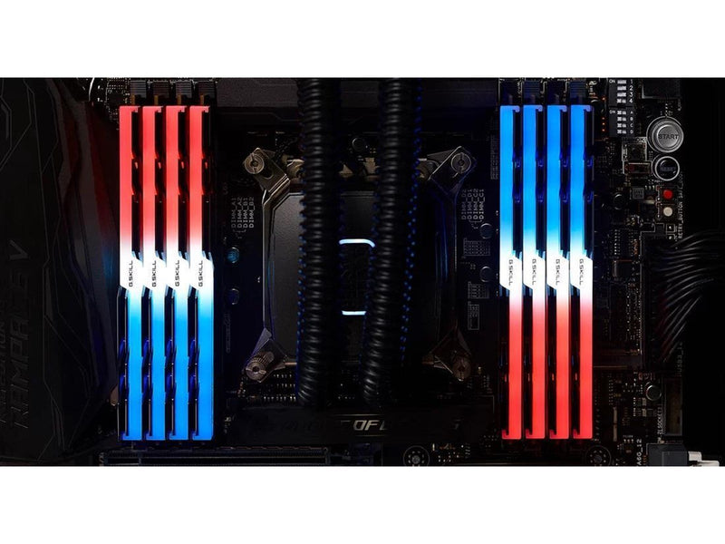 G.Skill Trident Z RGB DDR4-2666 - 256GB - CL19 - Octa Channel (8 pcs) - Intel XMP - Schwarz mit RGB