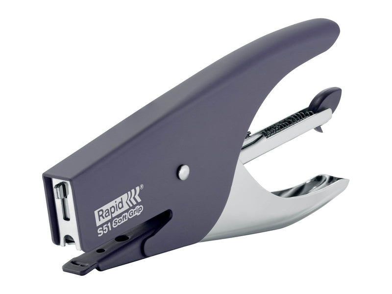 Rapid  Supreme Heftzange S51 Soft Grip Lila