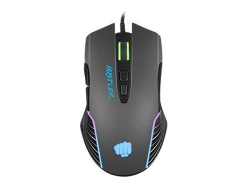 Natec FURY Hustler - Maus (Schwarz)