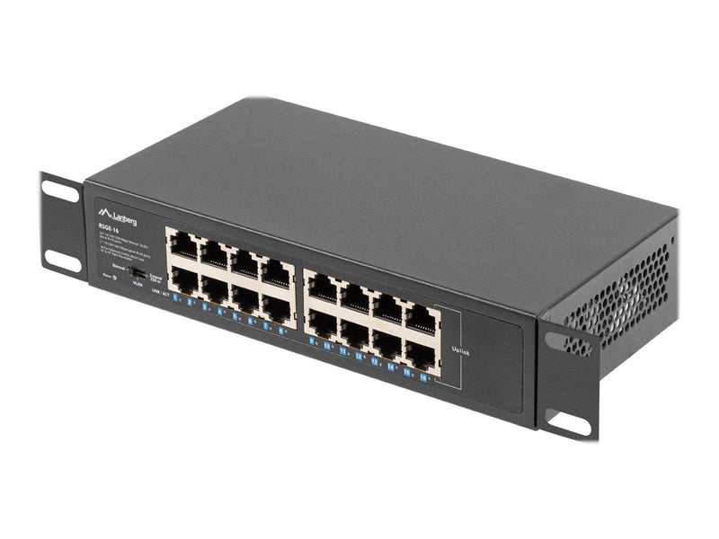 Lanberg RSGE-16 16-Port Gigabit Unmanaged Rack Switch