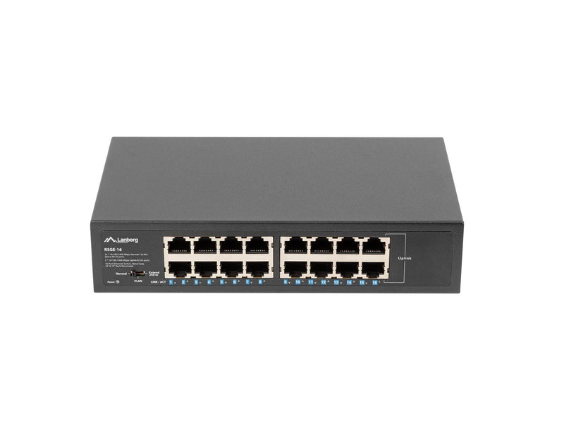 Lanberg RSGE-16 16-Port Gigabit Unmanaged Rack Switch