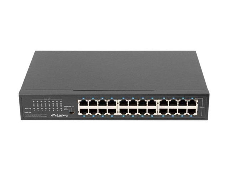Lanberg RSGE-24 - switch - 24 ports - unmanaged - rack-mountable