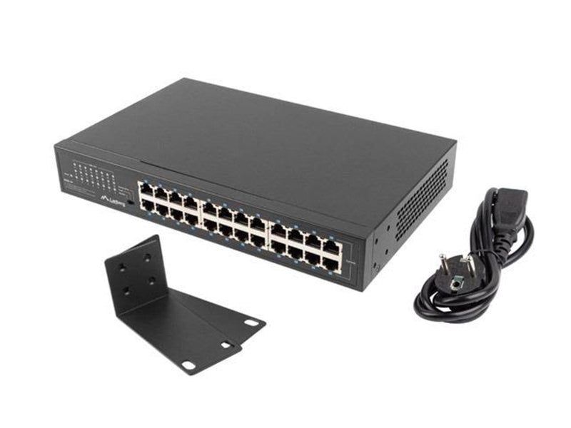 Lanberg RSGE-24 - switch - 24 ports - unmanaged - rack-mountable