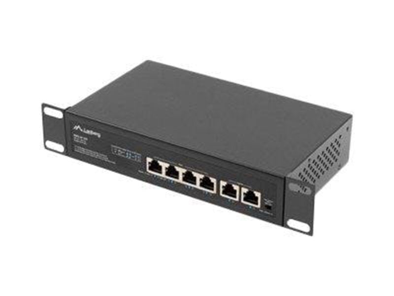 Lanberg RSFE-4P-2FE-60 - switch - 6 ports - unmanaged