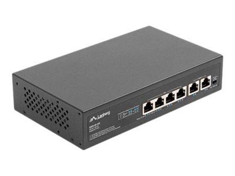 Lanberg RSFE-4P-2FE-60 - switch - 6 ports - unmanaged