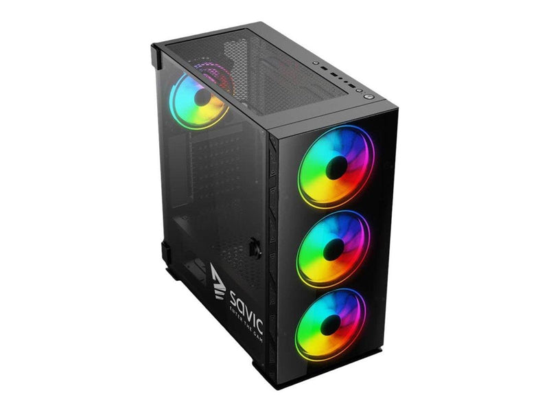 Savio Prime X1 ARGB - MDT - extended ATX - Gehäuse - Tower - Schwarz