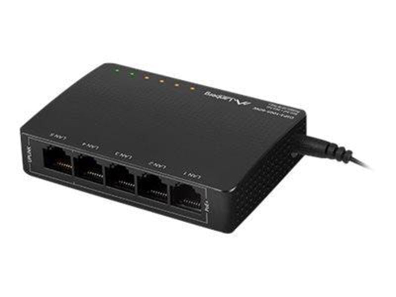 Lanberg DSP3-1005 - switch - 5 ports - unmanaged