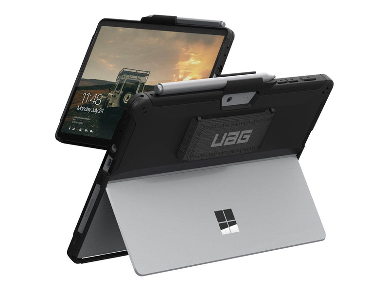 UAG Microsoft Surface Go/2 w/Handstrap Rugged Case Scout - Black