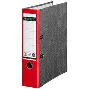 LEITZ 1080 Ordner Karton 8,0 cm DIN A4 - rot marmoriert