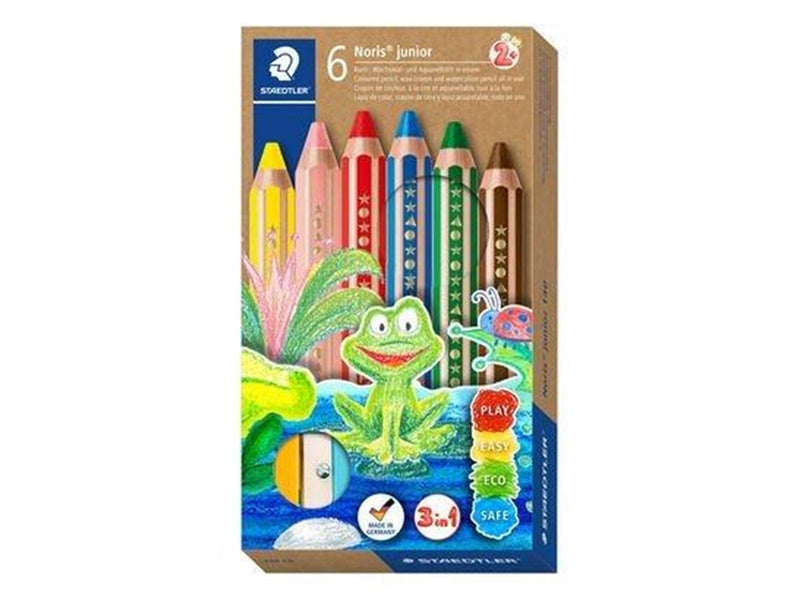 Staedtler Noris® junior 140 6 coloured pencils assorted colours