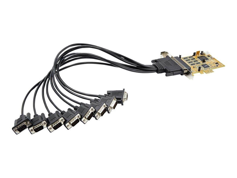 StarTech.com 8-Port PCI Express RS232 Serial Adapter Card