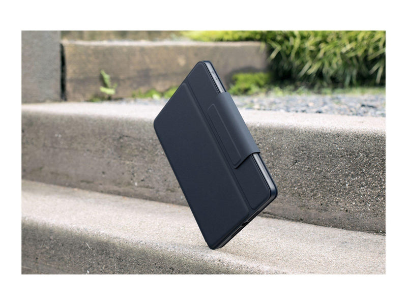 Logitech Rugged Combo 3 - keyboard and folio case - classic blue - Tastatur & Folio-Set - Blau