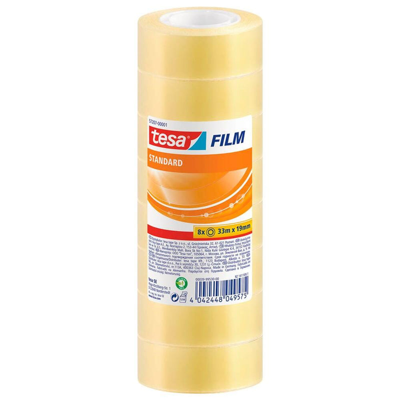tesa STANDARD Klebefilm 19 mm x 33 m transparent
