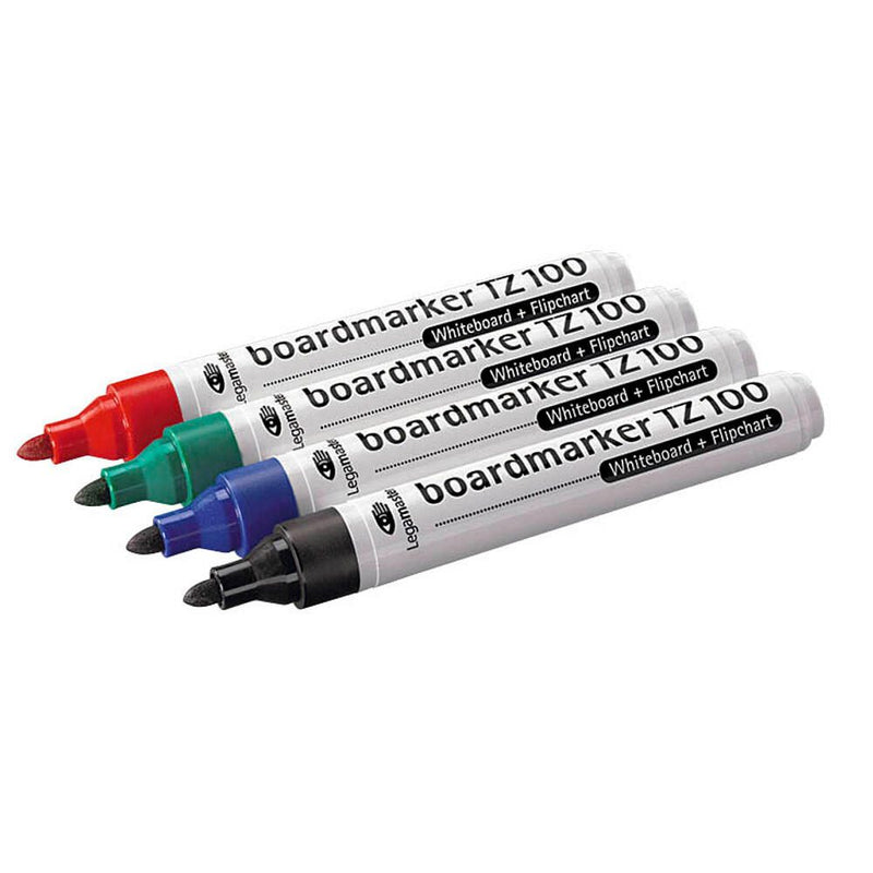 Legamaster TZ 100 Whiteboard-Marker 1,5 - 3,0 mm farbsortiert - 4 Stück