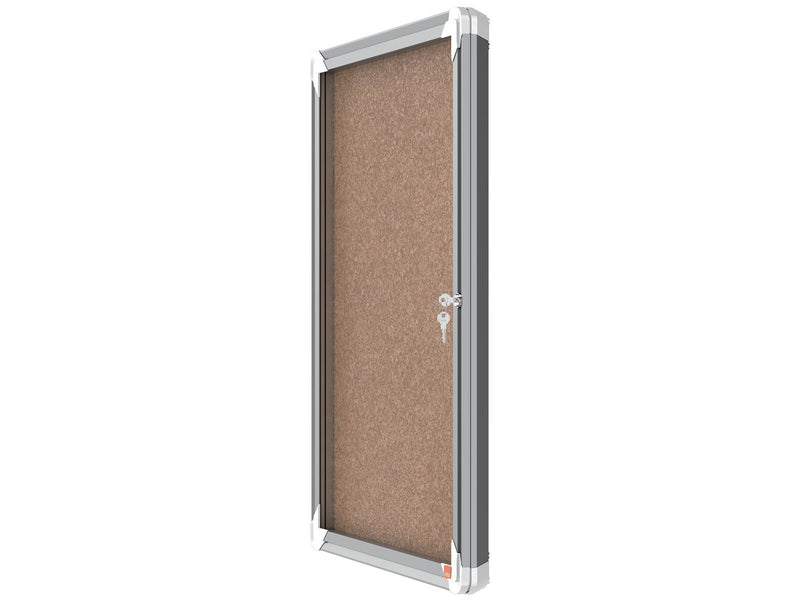 Nobo Premium Plus Schaukasten für den Innenbereich 4 x A4, Kork, Klapptür
