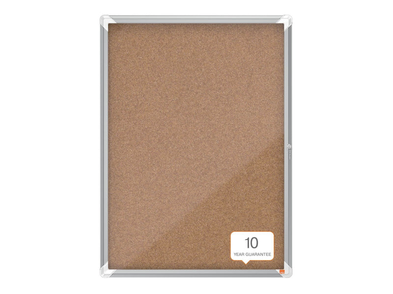 Nobo Premium Plus Schaukasten für den Innenbereich 9 x A4, Kork, Klapptür