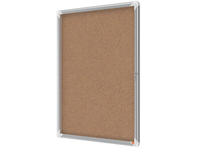 Nobo Premium Plus Schaukasten für den Innenbereich 9 x A4, Kork, Klapptür