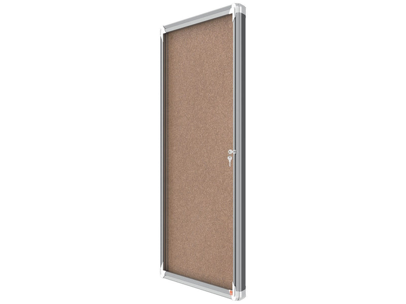 Nobo Premium Plus Schaukasten für den Innenbereich 9 x A4, Kork, Klapptür