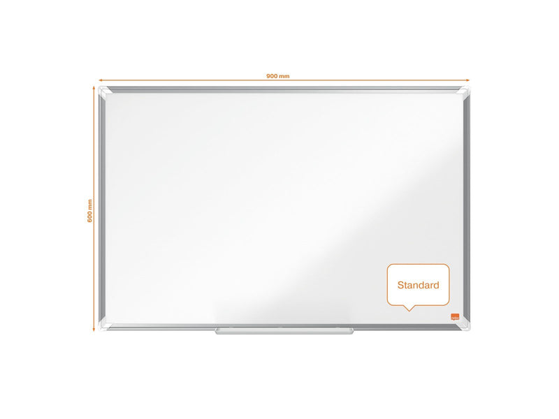 Nobo Premium Plus Whiteboard Stahl 90 x 60 cm