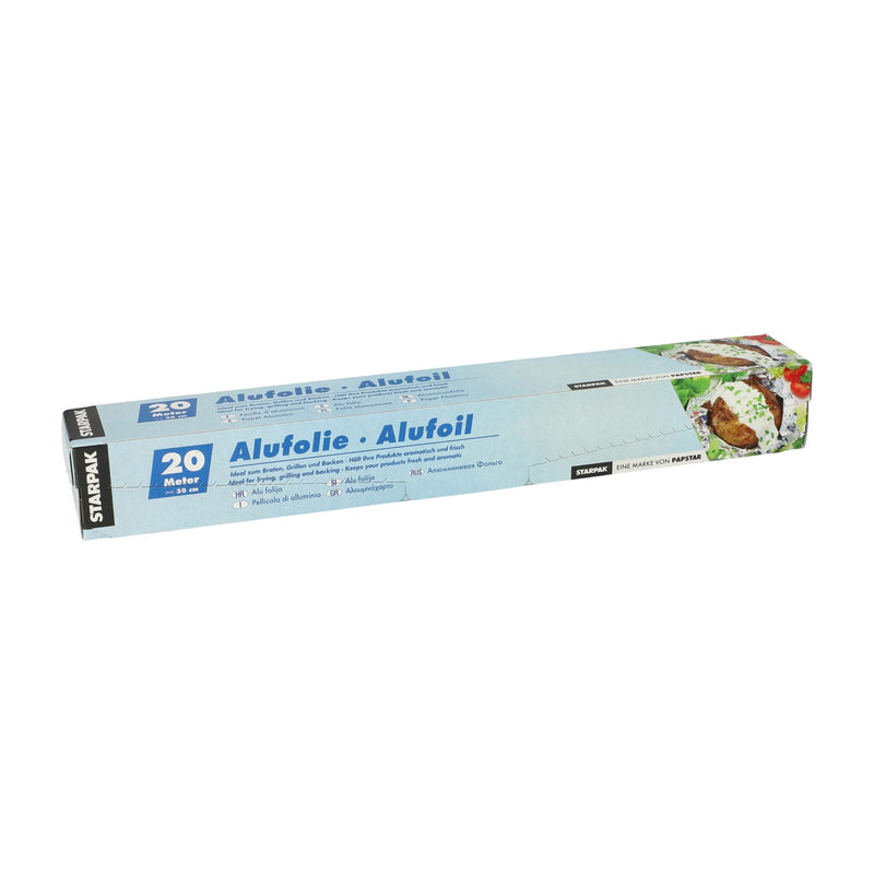 PAPSTAR Alufolie 20 m x 30 cm in Faltschachtel