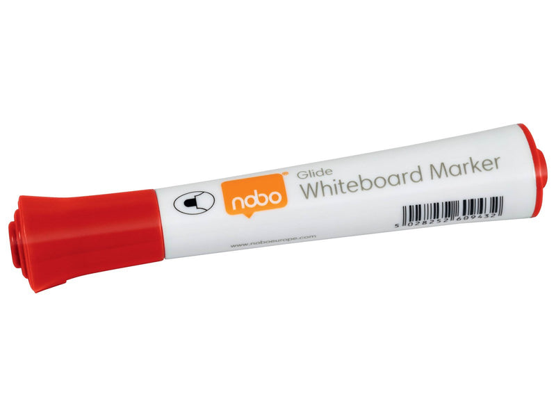 Nobo  Glide Boardmarker, Rundspitze, 10 Stück Rot