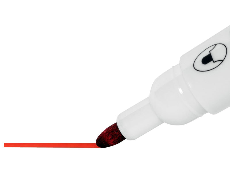 Nobo  Glide Boardmarker, Rundspitze, 10 Stück Rot