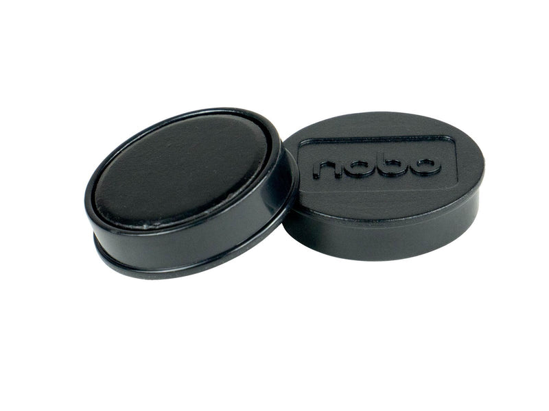 Nobo  Magnete, 32 mm, 10 Stück, farbig sortiert Schwarz