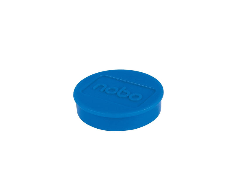 Nobo  Magnete, 32 mm, 10 Stück, farbig sortiert Blau