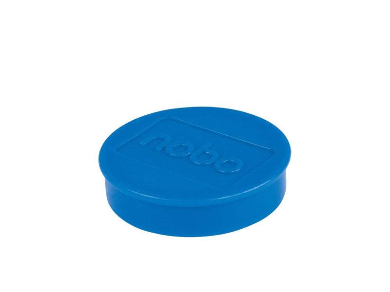 Nobo  Magnete, 38 mm, extra stark, 10 Stück, farbig sortiert Blau