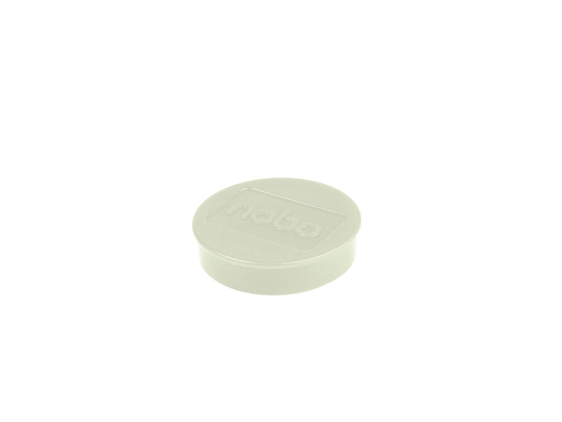 Nobo  Magnete, 38 mm, extra stark, 10 Stück, farbig sortiert Weiß