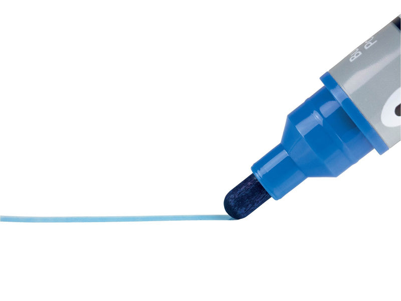 Nobo  Liquid Ink Boardmarker, trocken abwischbar, 10 Stück Blau