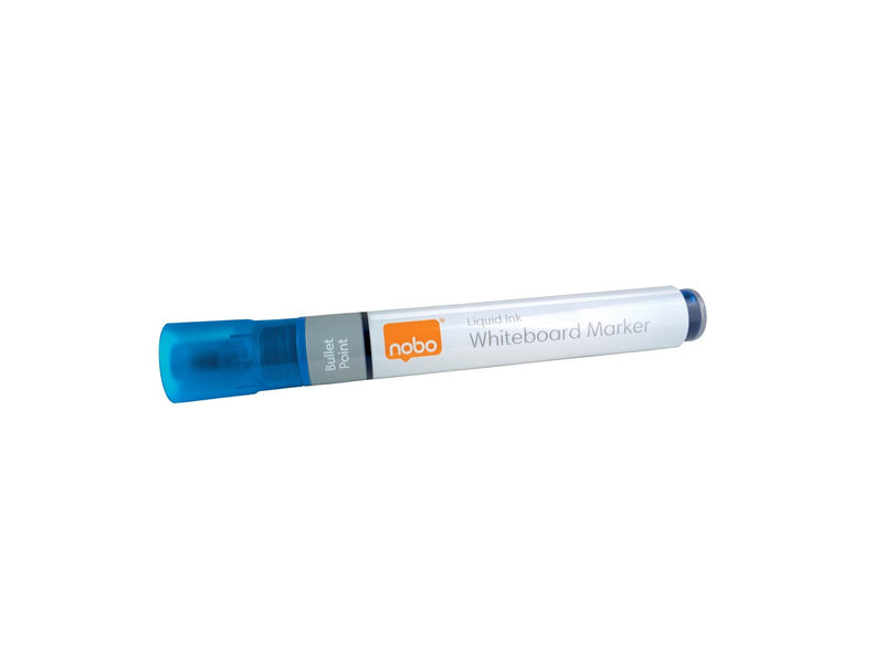 Nobo  Liquid Ink Boardmarker, trocken abwischbar, 10 Stück Blau