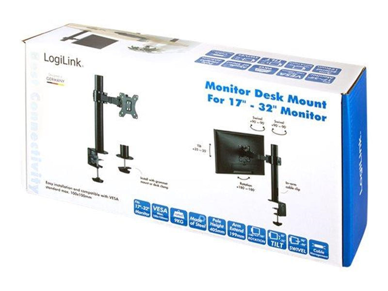 LogiLink Monitorarm 17-32" 199 mm