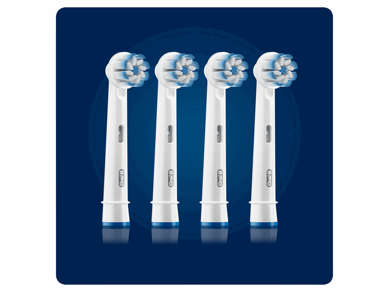 Oral-B Bürstenköpfe Sensitive Clean & Care - White - 4 pcs