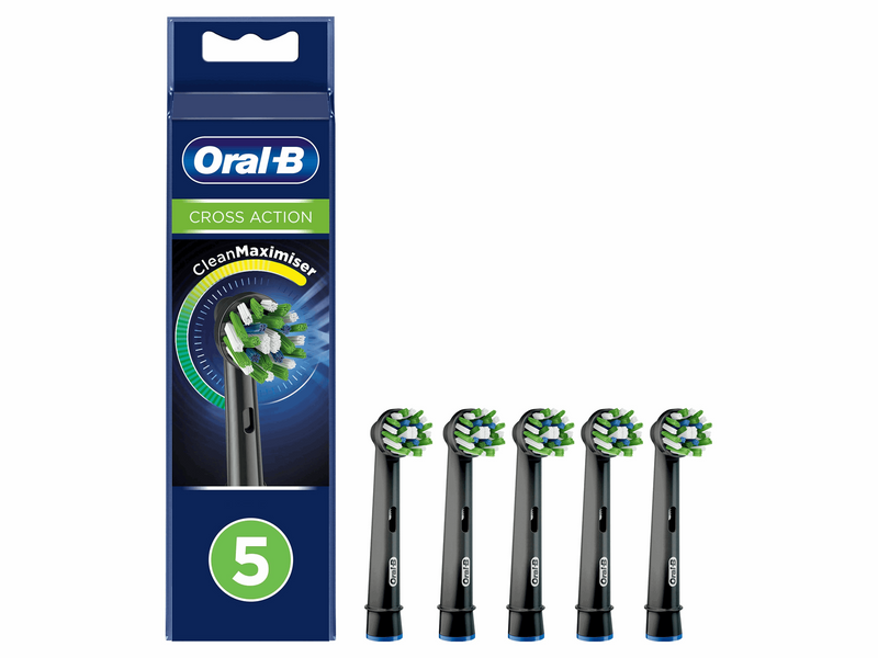 Oral-B Bürstenköpfe Cross Action Black 5 pcs