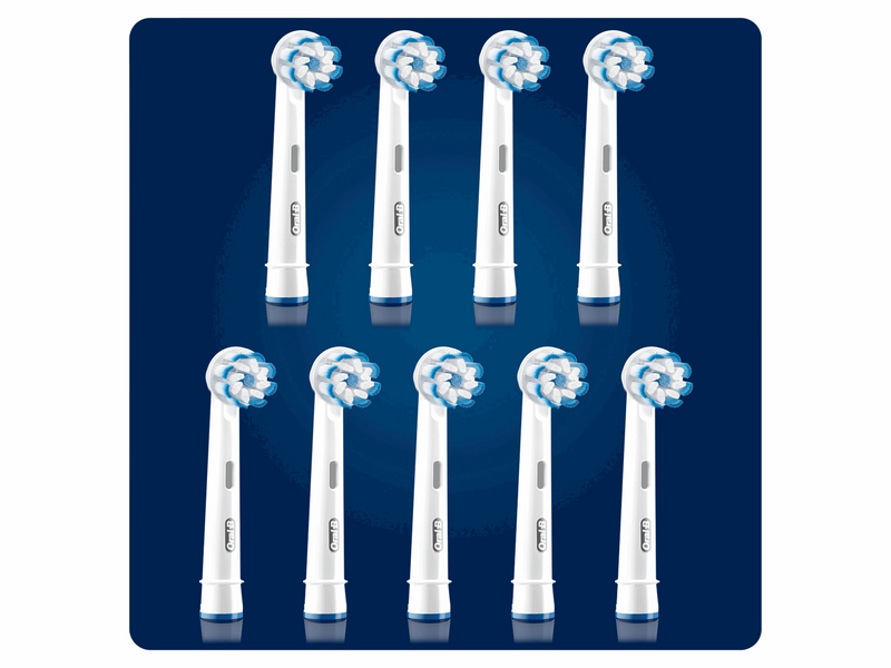 Oral-B Bürstenköpfe Sensitive Clean & Care - White - 3+3+3 pcs