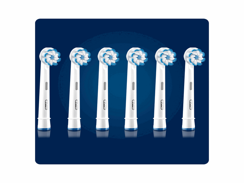 Oral-B Bürstenköpfe Sensitive Clean & Care - White - 2+2+2 pcs